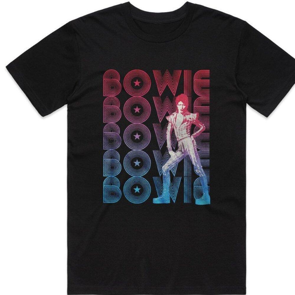 David Bowie Era Iconic Rock Graphic Unisex T-Shirt